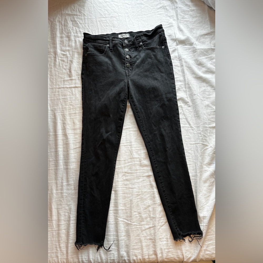 Madewell Button Fly High Rise Skinny Jeans